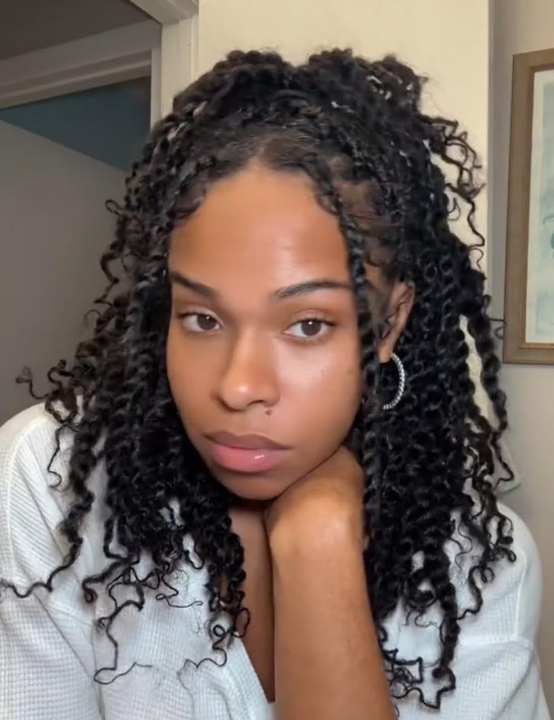 Style Icon 1 Bundle Afro Kinkys Bulk Human Hair (12", Natural Black) - Twist Braids - Curly Hair Extensions- Dreadlocks - Loc Braiding Hair