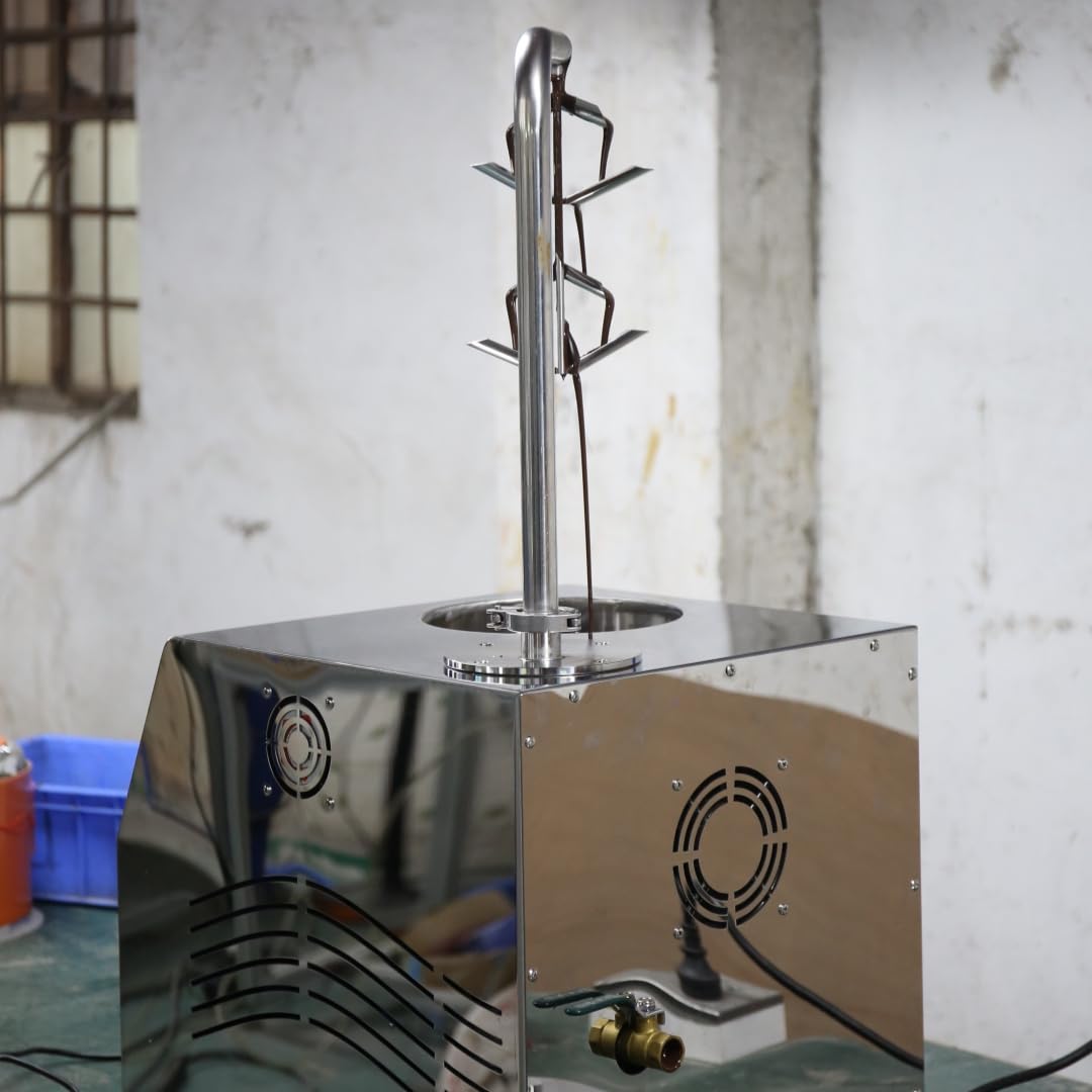 Commercial Chocolate Tempering Machine 5.5L – 1000W Stainless Steel, Precision Temperature Control, Professional Melter for Chocolate Shops & Bakeries