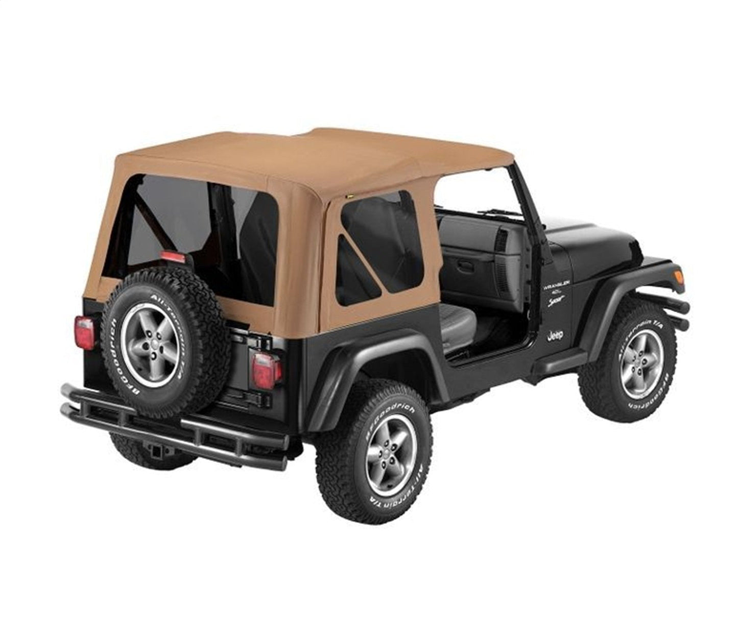 Bestop® 51180-37 Spice Replace-a-Top Soft Top Tinted Windows-No door skins included-No frame hardware included- 1997-2002 Jeep Wrangler