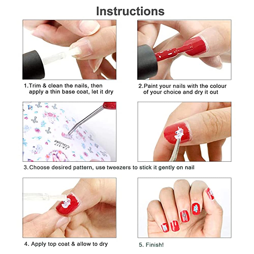 Flag Nail Stickers Independence Day Nail Sticker July 4, August 7 Patriotic Designer Nail Art Decals 3D Self-Adhesive American Flag Stickers for Women Girls Manicure 400+ Patterns