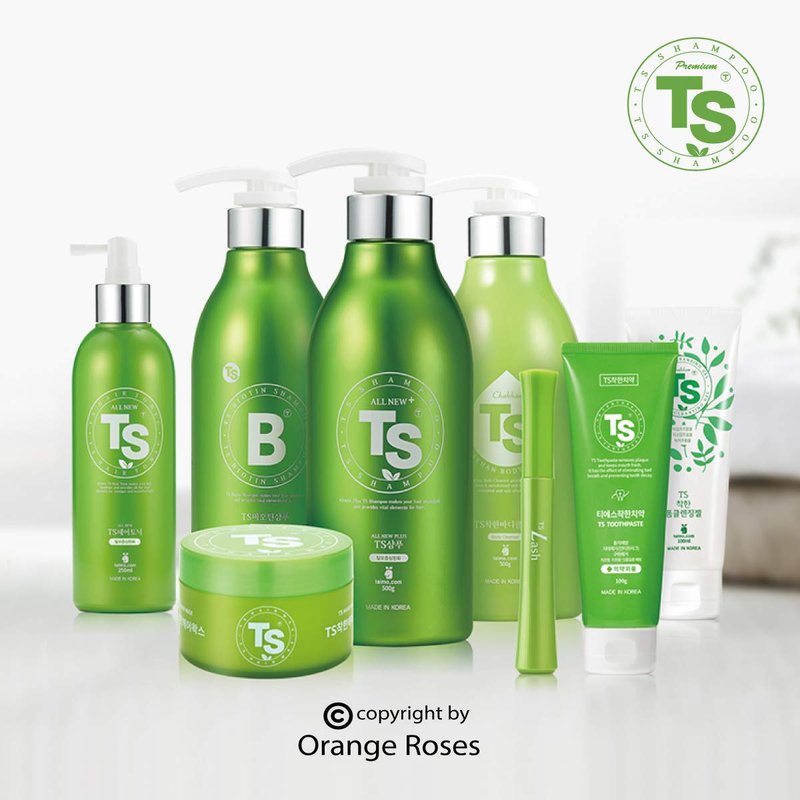 Premium TS Hair Loss Prevention Shampoo 500ml(16.9oz) + 100ml(4.23oz), Made in Korea by TS Shampoo