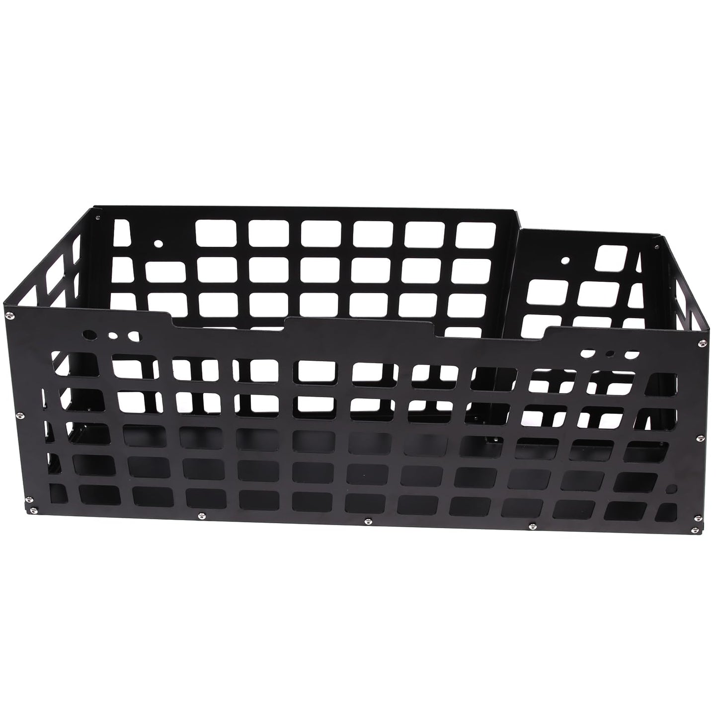 Aunginsy Car Organizer Compatible with Toyota FJ Cruiser 2007-2021 Aluminum Alloy Car Rear Left Side Storage Basket Bag Multifunctional Trunk Storage Box Organizer