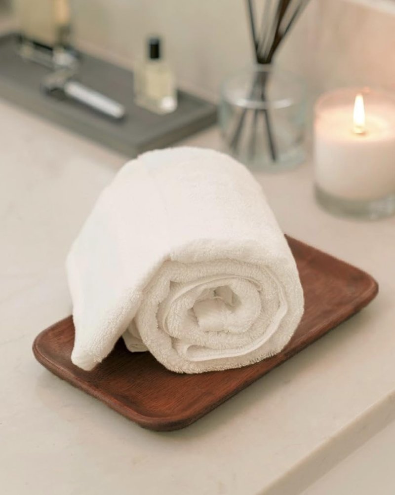 MadeTerra S Premium Wash Cloth. Pack of 12-100% Cotton -Ultra Soft and Absorbent - Bathroom Hand Towels, Washcloths Bath Towels - Perfect for Hotel Kitchen Salon, Gym (Size: 13''x13'') (White)