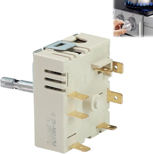 DG44-01006B PER001-12D For Samsung Dual Infinite Switch,Fit For Samsung Range Oven Surface Element Control, For Stove Infinite Switch, For NE59J7750WS NE58K9850WS Replacement Parts