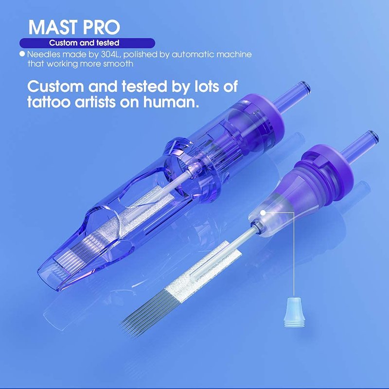 Mast Pro Tattoo Cartridges 20Pcs Disposable Needles Bugpin Magnum 1013M