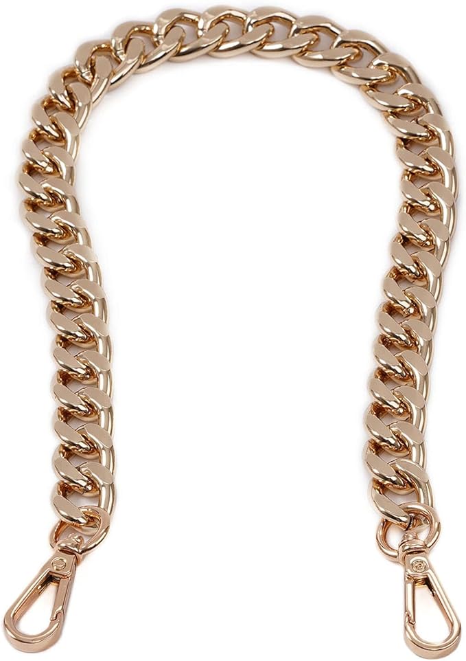 Xiazw Medium Size Fabulous Metal Shoulder Crossbody Purse Strap Replacement Bag Chain Accessories (18Ã¢ÂÂÃ¢ÂÂ, Gold)