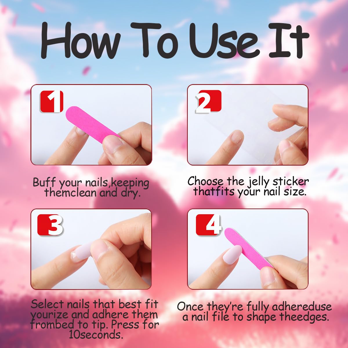 30Pcs Red Heart Press on Nails Medium Almond French Tip Fake Nails with Cute Openwork Bow Cherry Designs Sexy Lips Full Cover Acrylic Stick on Nail Romantic Valentines False Nails for Women DIY Kit