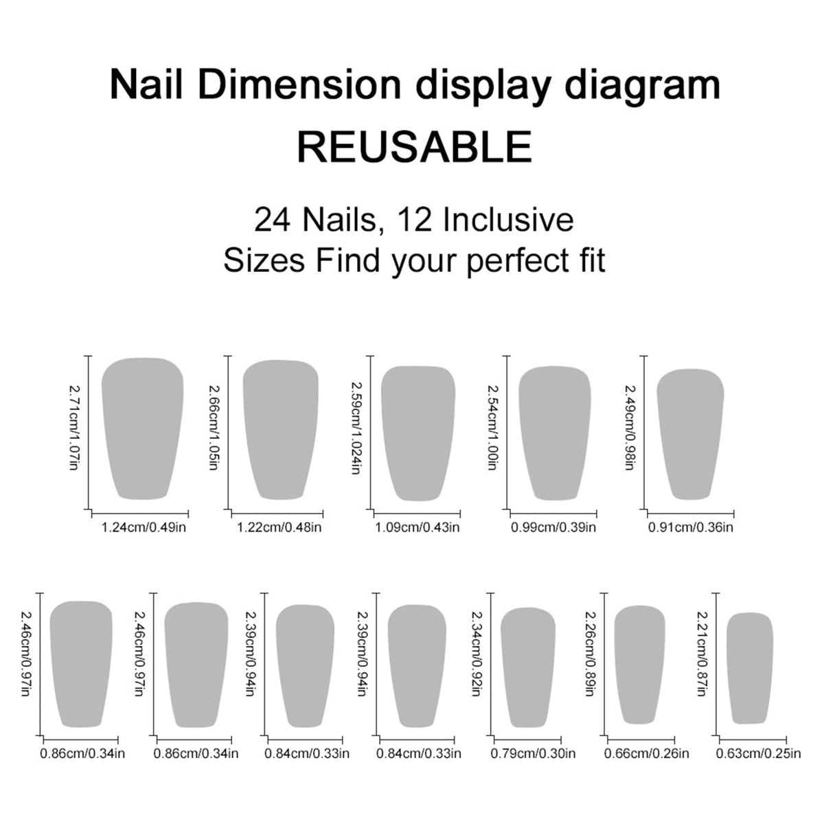 Chrome Press on Nails Medium Coffin Fake Nails Dreamy Rainbow Aurora False Nails Laser Glossy Full Cover Stick on Nail Reusable Artificial Glue on Nails for Women Manicure 24Pcs