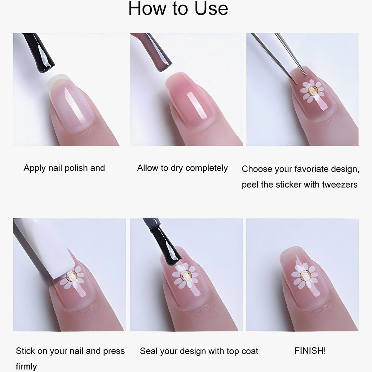 Christmas Nail Stickers for Nails Art - Cute Gingerbread Man Nail Decals Snowflake Snowman for Nails Winter Xmas Tree Nail Design Adhesive Sticker Sliders for Women Nail Art Decorations