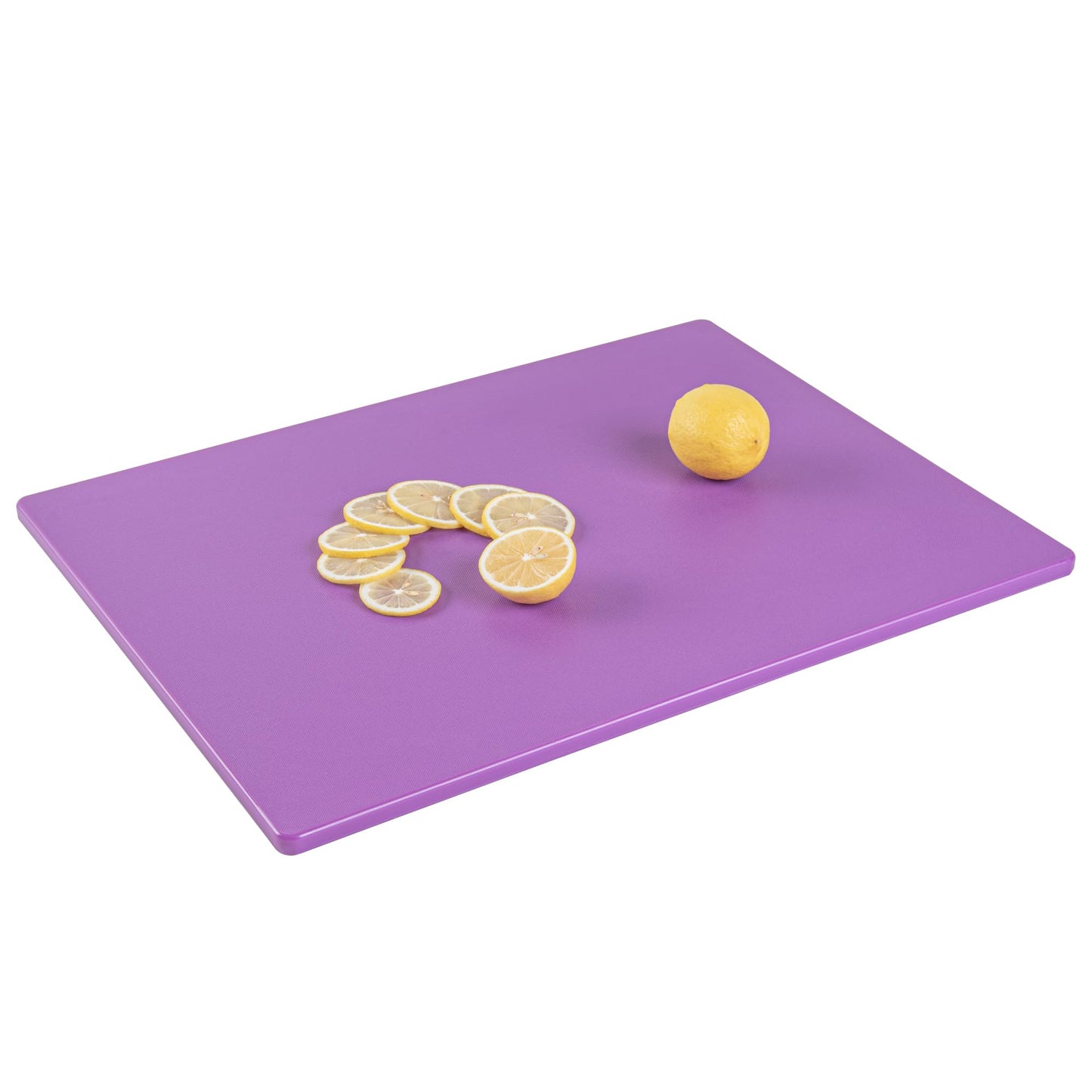 Restaurantware-20 x 15 Inch Cutting Boards, 10 Color Coded Chopping Boards - No Scratch, Dishwashable, Purple Plastic Cutting Board Mats, No Odor, Durable, No Slip, For No Allergen Food