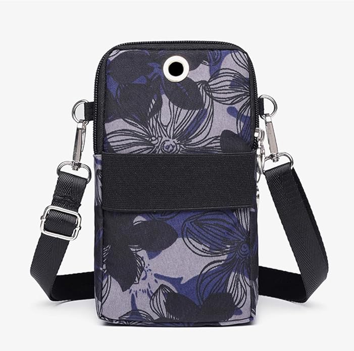 JANKS Small Crossbody Bag for Women - Mini Phone Purses with Crossbody Strap and Wallet - Nylon Arm Bag