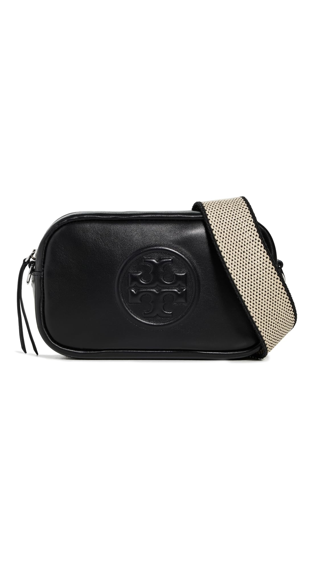 Tory Burch Women's Miller Soft Mini Crossbody Bag, Black, One Size