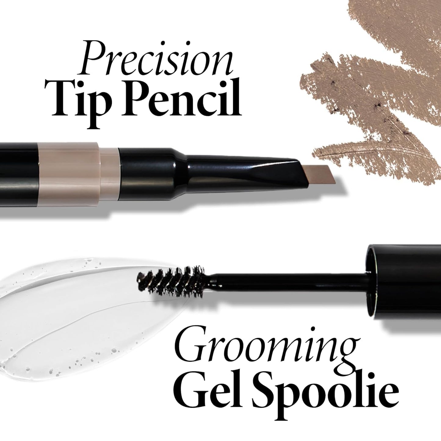 LAURA GELLER NEW YORK Sculpt-n-Stay 2-in-1 Waterproof Eyebrow Pencil & Brow Gel – Blonde – Fills Sparse Brows, Defines & Sets – Smudge-Proof, Long-Lasting, Natural Finish