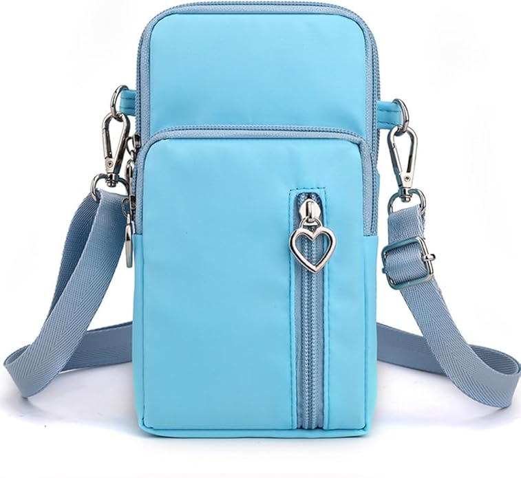 JANKS Small Crossbody Bag for Women - Mini Phone Purses with Crossbody Strap and Wallet - Nylon Arm Bag