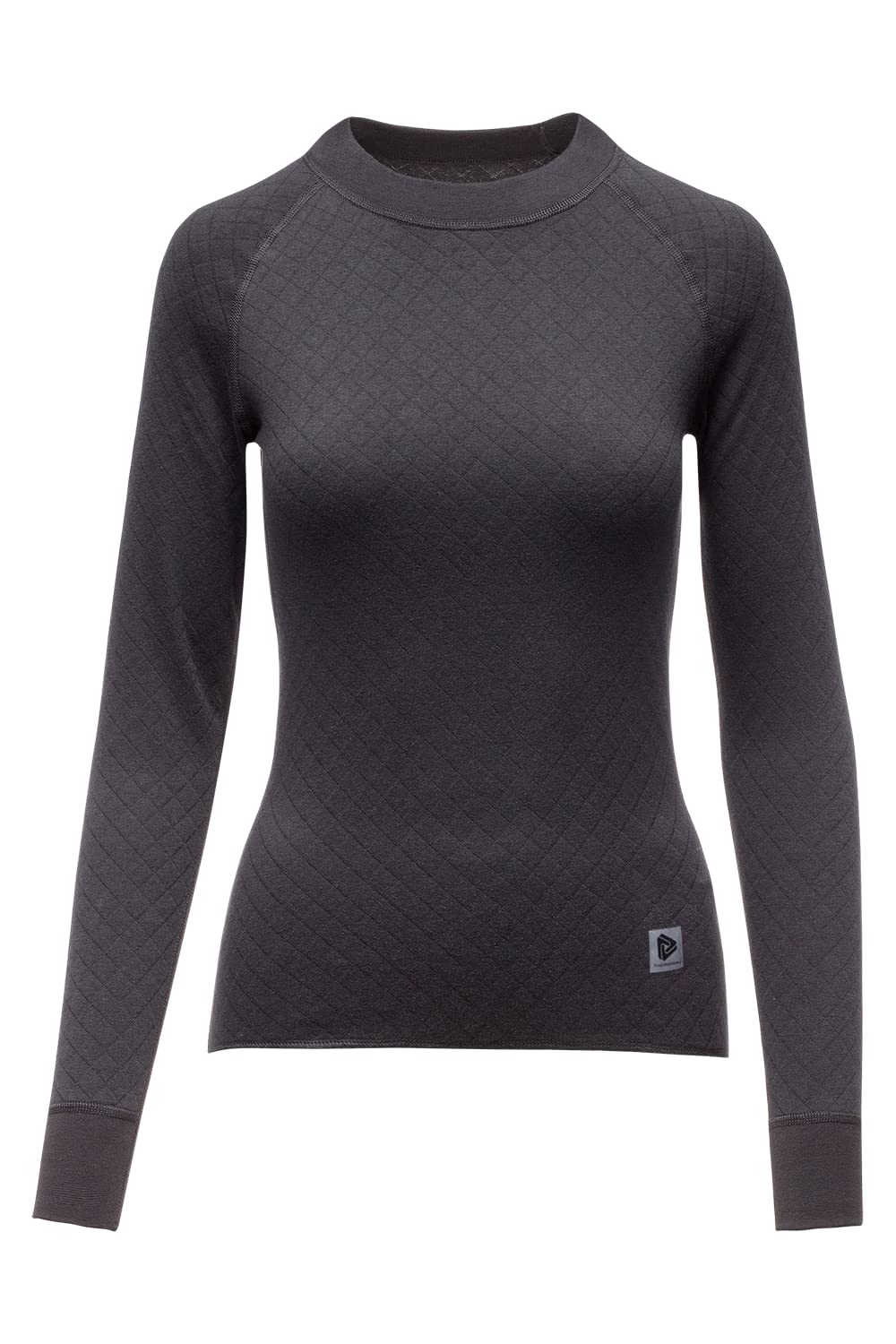 Thermowave 3in1 Merino Wool Women's Base Layer - Thermal Shirts for Women - Merino Wool Underwear Long Sleeve 330 GSM Quick Dry Extra Warm, Anthracite, L
