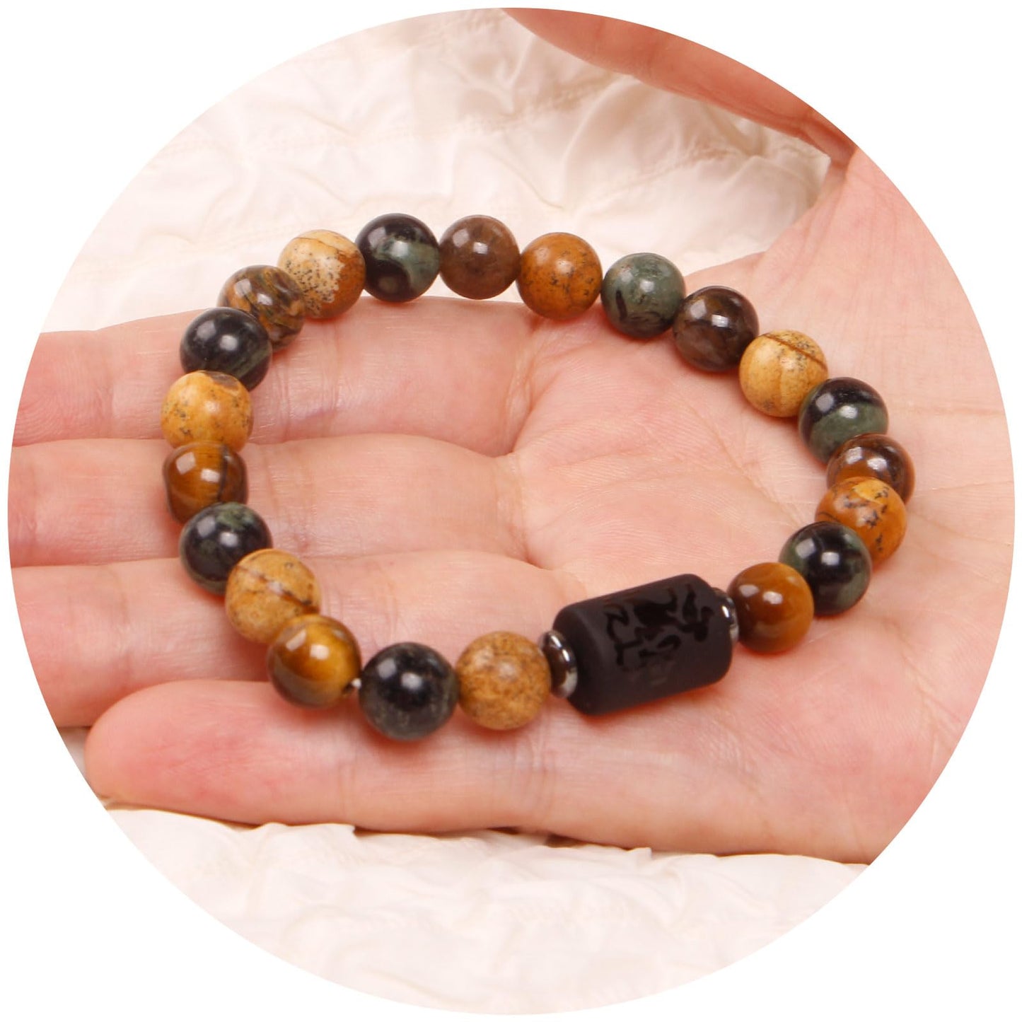 Zodiac Bracelet Scorpio Gifts for Women Men-8mm Natural Crystal Beaded Bracelets 12 Constellation Healing Stone Bracelet Mother's Day Valuntine's Day Christmas Birthday Gifts for Women