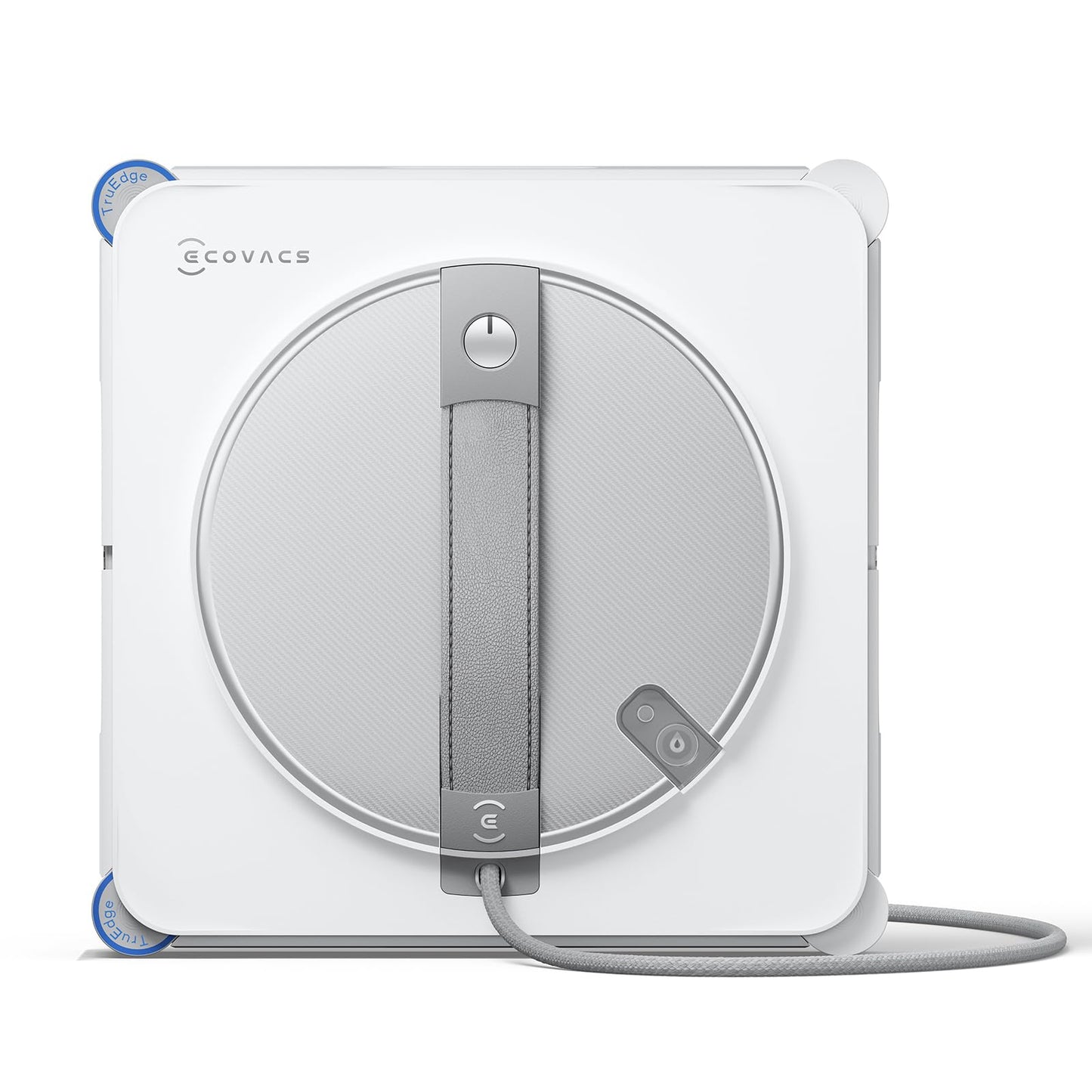 ECOVACS WINBOT W2S Window Cleaning Robot, Intelligent Edge-to-Edge Cleaning with TruEdge Scrubbers, 3 Water Nozzles, 10-Level Safety System, Win-SLAM 4.0 Route Planning, Even Climbing System