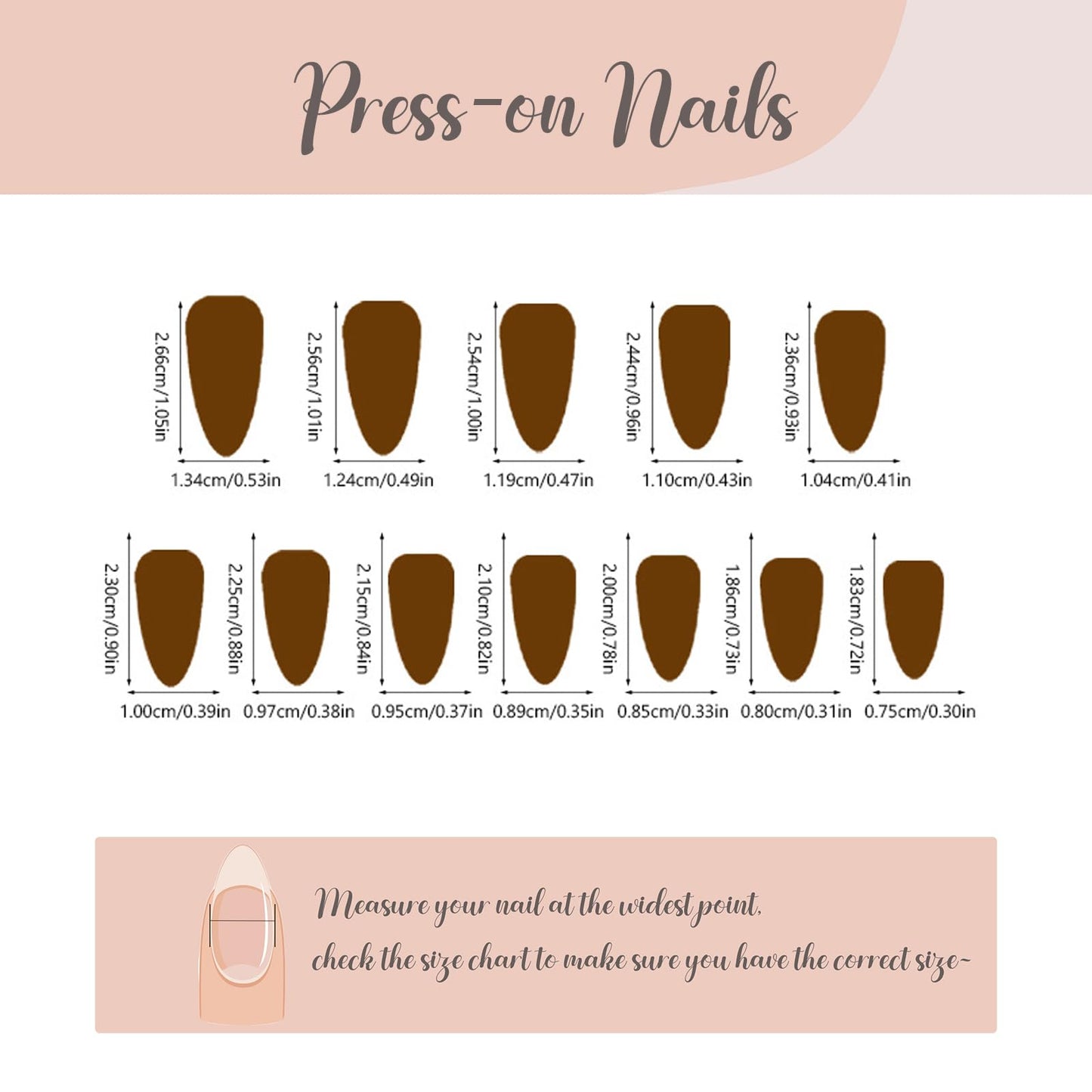 BABALAL Press On Nails, Medium Almond Fake Nails, Nude White Grandient, With 3D Gold Line & Flower Design, Glossy Full Cover Glue On Nails For Women And Girls 24Pcs