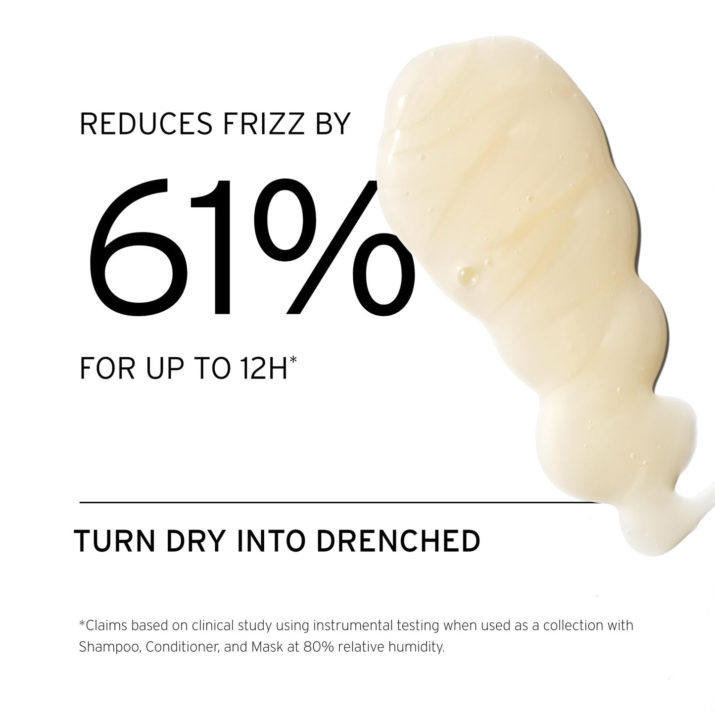 FEKKAI Shea Butter Shampoo - 1 Liter - Improves Moisture, Softness & Shine - Reduces Frizz by 61% Up to 12H - Free of Sulfates, Parabens, Phthalates - Vegan, Cruelty-Free