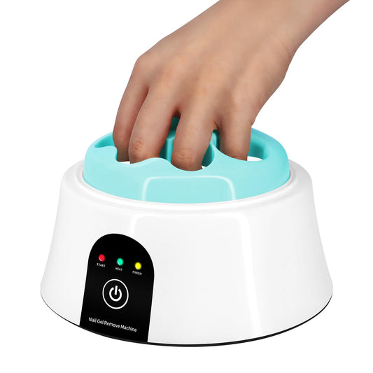 Nail Soaking Bowl, Electric Soak off Bowl Manicure Soaker for Gel Nail Polish Remover, Acrylic Nails, Dip Powder Removal, Blue