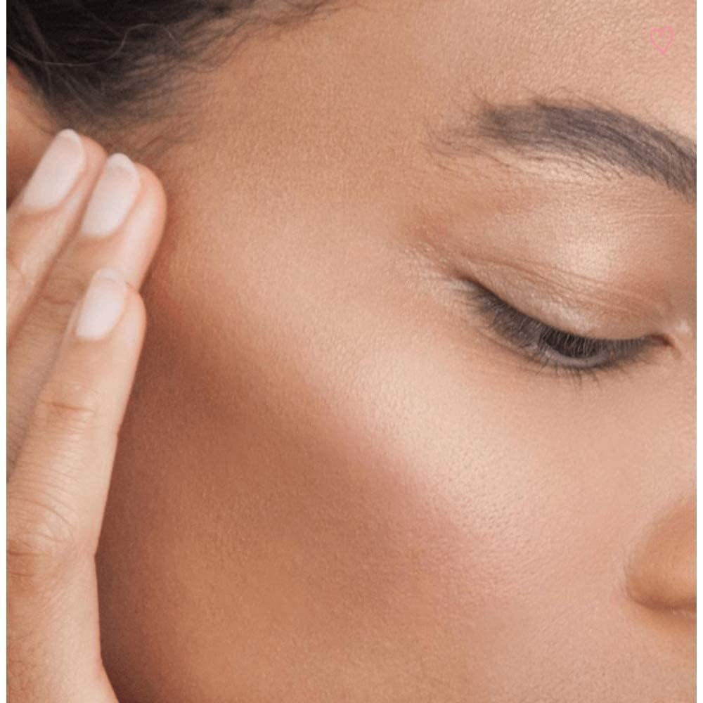 theBalm Bonnie-Dew Manizer Liquid Highlighter, Skin Perfector, Long-Lasting, Soft, All-Over Illuminator, Easily Blendable, Brown, 0.19 oz