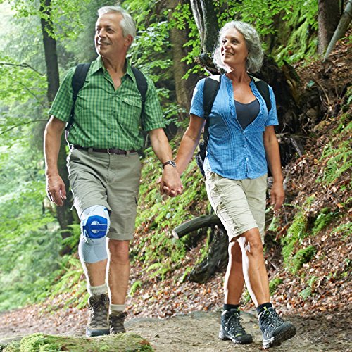 Bauerfeind - GenuTrain P3 - Patella Knee Support for Misalignment of the Kneecap - Left Knee - Size 4 - Color Nature
