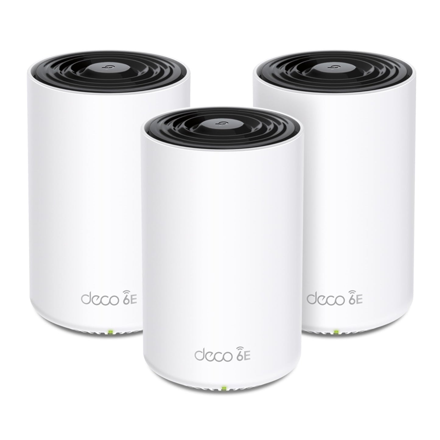 TP-Link Deco XE70 Pro AXE4900 Tri-Band WiFi 6E Mesh WiFi System - 2.5G WAN/LAN Ports, 4.9 Gbps Wi-Fi 7,200 Sq. Ft Coverage, Connect up to 200 Devices, 6 GHz Band, 3-Pack