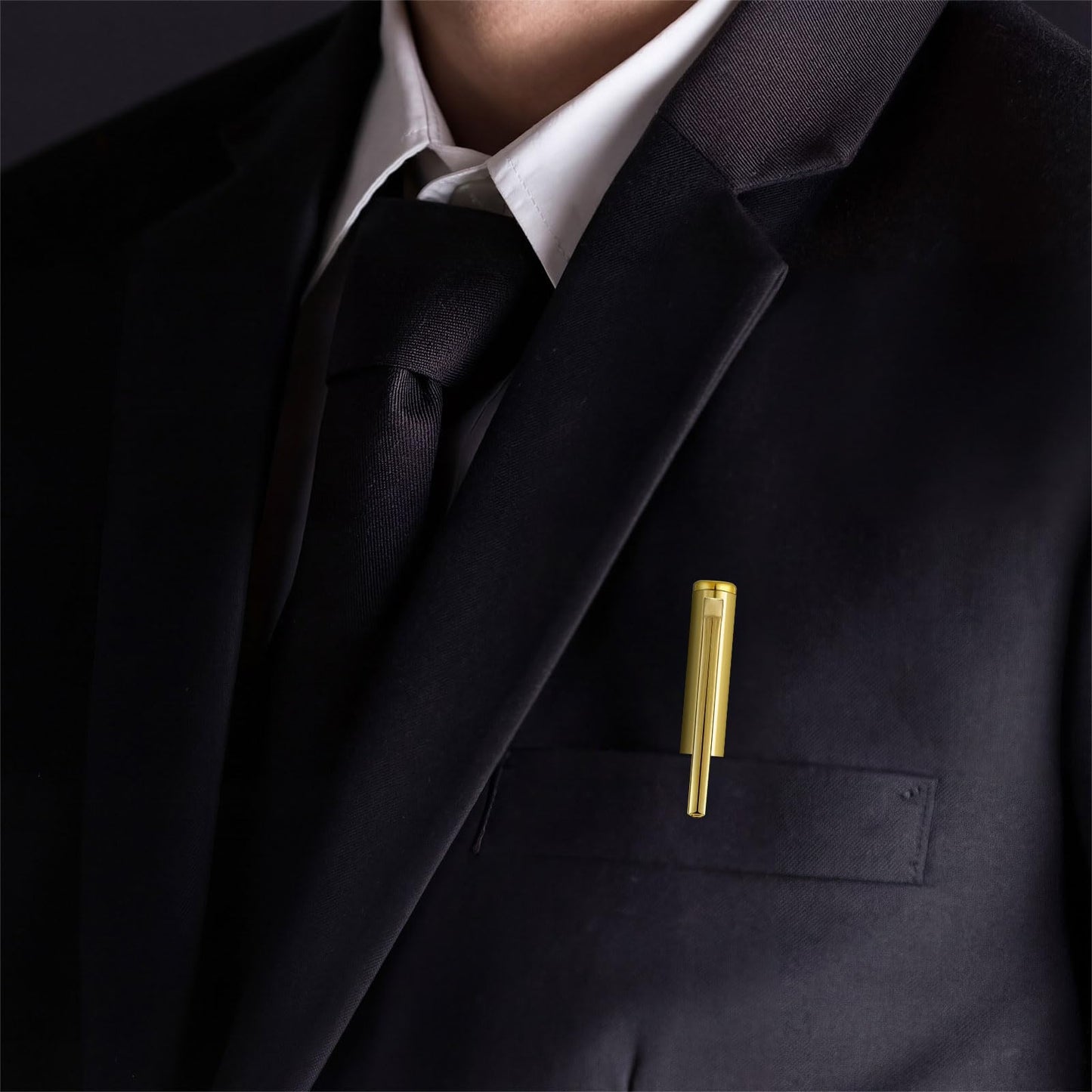 Zonon 240 Pcs Gold Metal Slim Ballpoint Pens Bulk Retractable Metallic Black Ink 1 mm Medium Point Smooth Writing Pens for Wedding Business Office Supplies Students Teachers Men Women Present