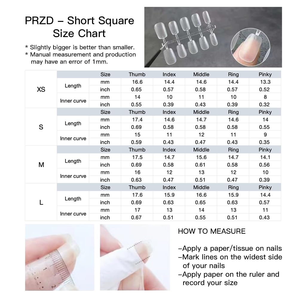 [GLORS] Purely Handmade Press On Nails | Mist Forest - Gradient High-end Elegant Wearable Fake False Nails | Salon Quality in Short Square 10 pieces(XS, SS)