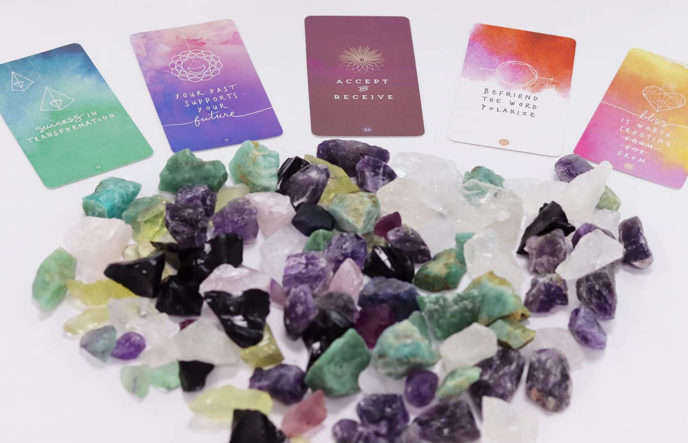 Fluorite Bulk Natural Healing Crystals Raw Rough Stones Sets for Cabbing Tumbling Cutting Lapidary Polishing Reiki Crytsal Healing Wire Wrapping Decoration Gemstone 0.45lb