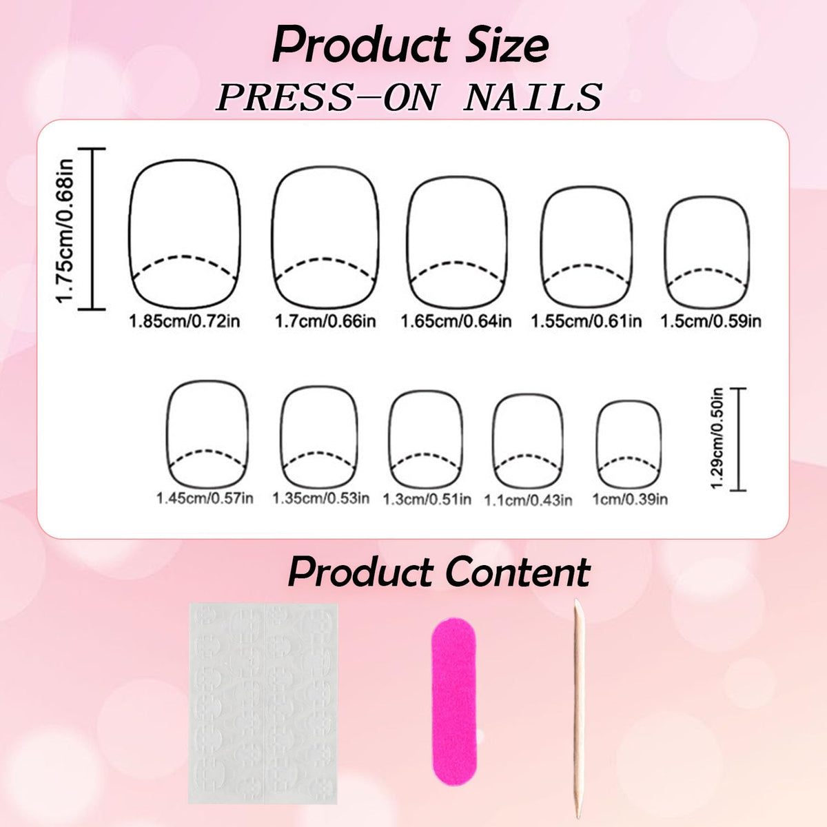 Blue Press on Nails Short Glue on Nails Flowers Fake Nails with Square Designs Cute Full Cover Nails Press ons Summer Artificial Sweet Stick on Nails for Women 24 Pcs