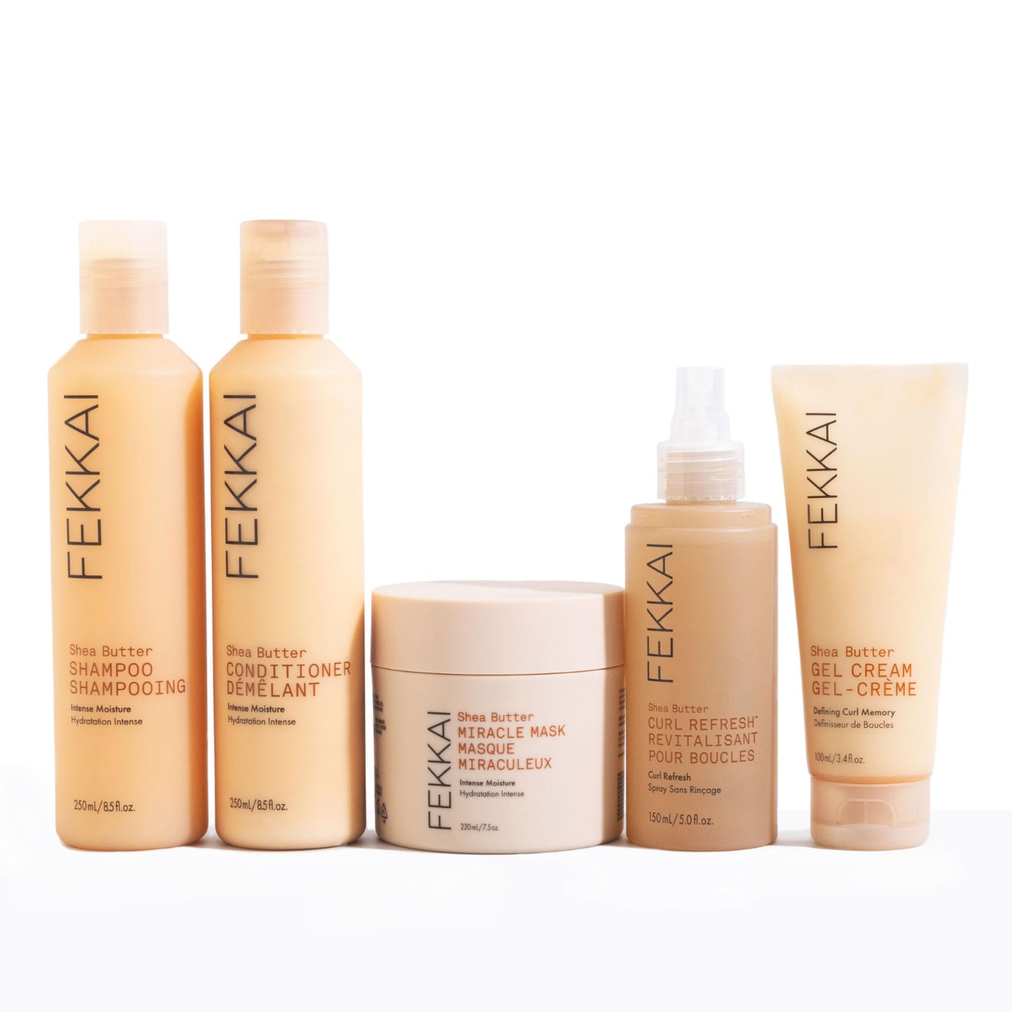 FEKKAI Shea Butter Shampoo - 1 Liter - Improves Moisture, Softness & Shine - Reduces Frizz by 61% Up to 12H - Free of Sulfates, Parabens, Phthalates - Vegan, Cruelty-Free