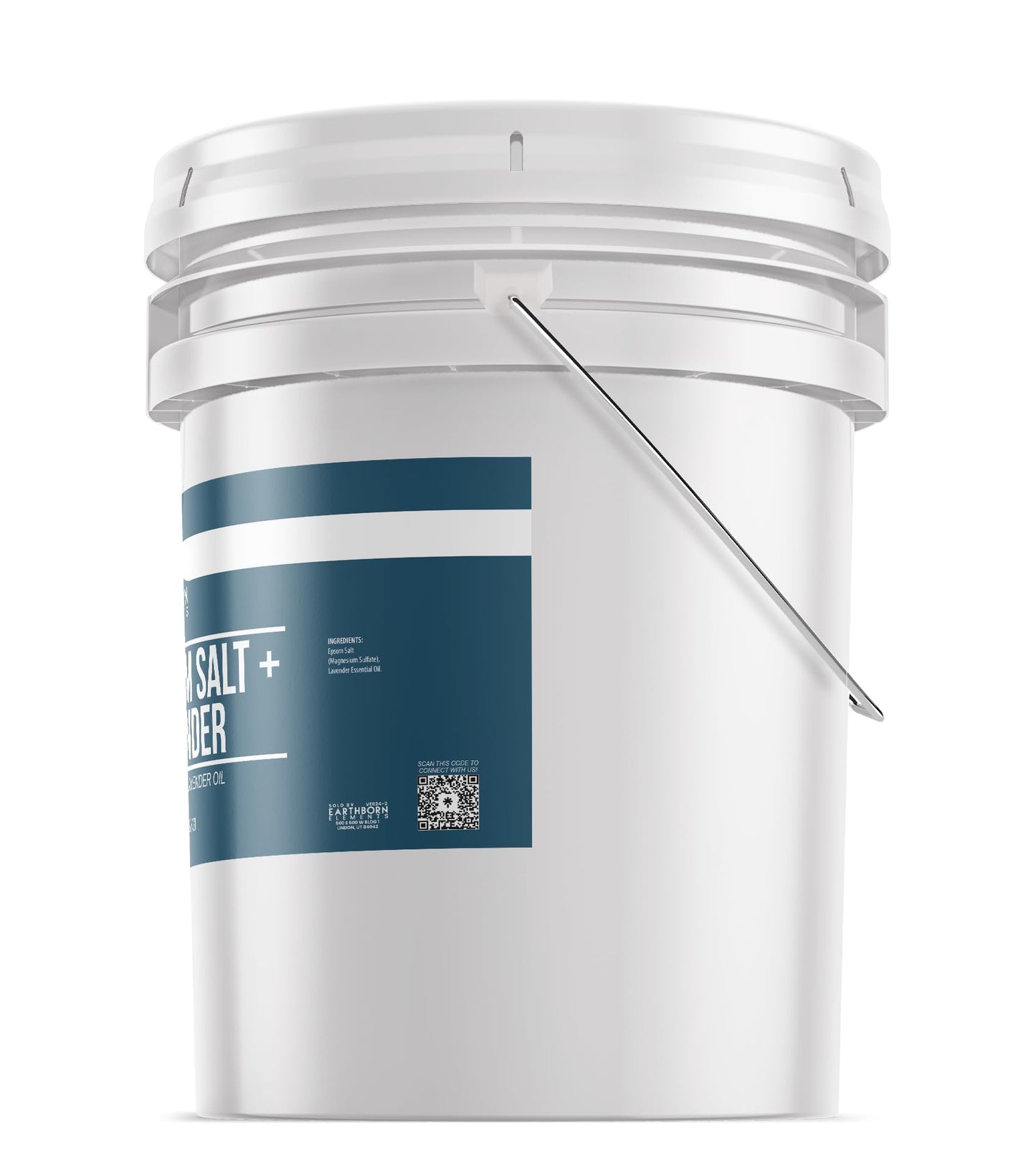 Earthborn Elements Lavender Epsom Salt, Infused with Essential Oil, Always Pure (1 Gallon)