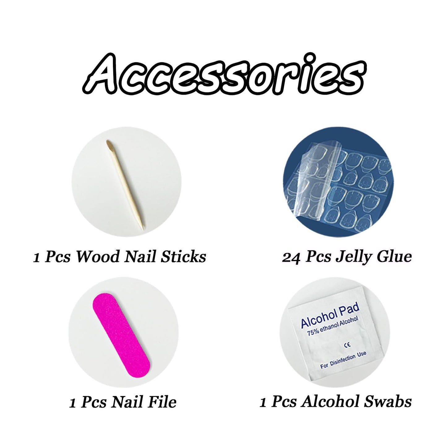 Christmas Press on Nails Winter Cute Snowman Snowflake Christmas Tree Fake Nails Designs Short Square False Nails Women Blue Christmas Glue on Nails Full Cover Reusable Glossy Holiday 24 Pcs