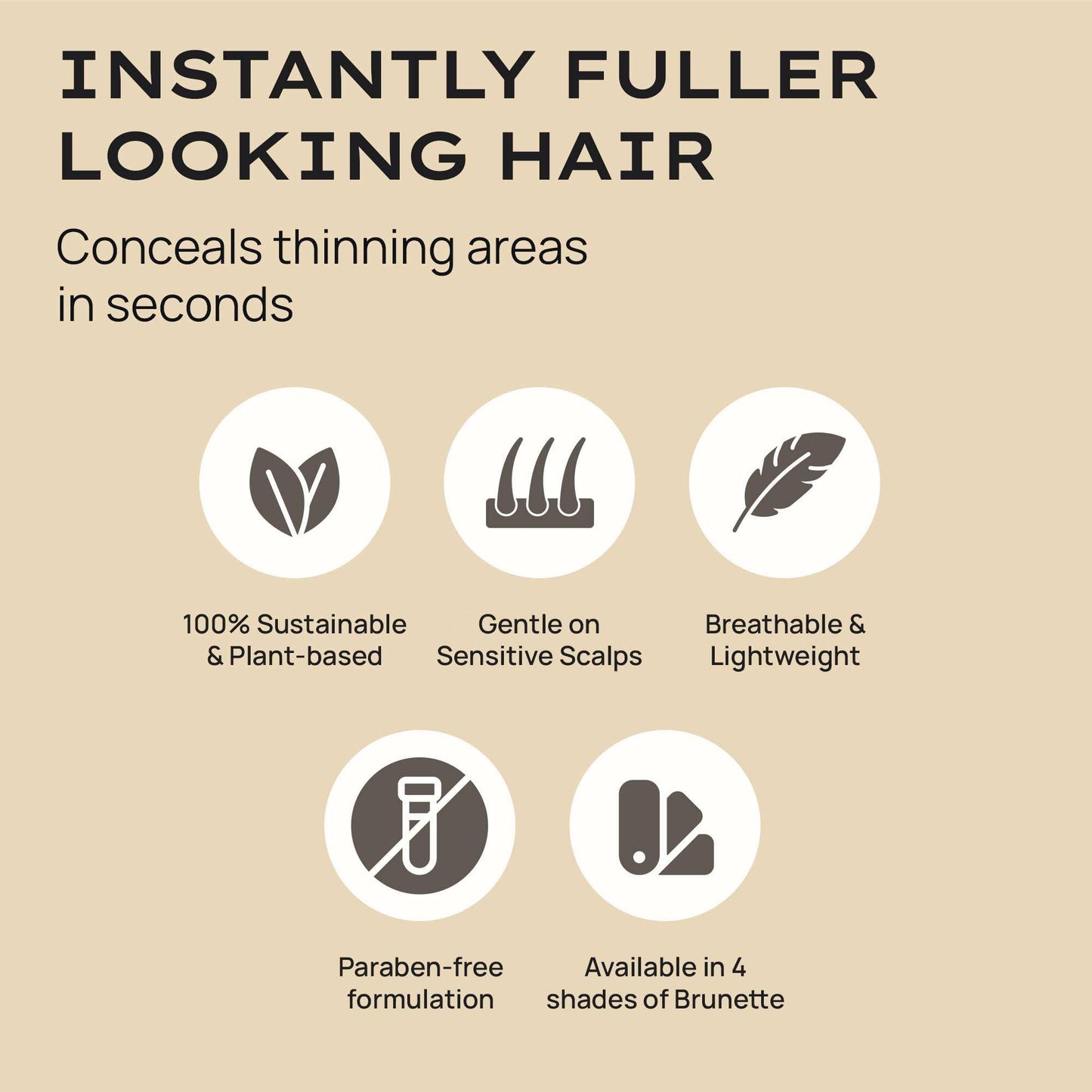Style Edit Hair Building Fibers for Thinning Hair | Conceals Receding Hairlines, Fine Hair & Bald Spots for Fuller looking hair, 100% Plant-Based Thickening Powder for Men & Women, Medium Brown 0.88oz