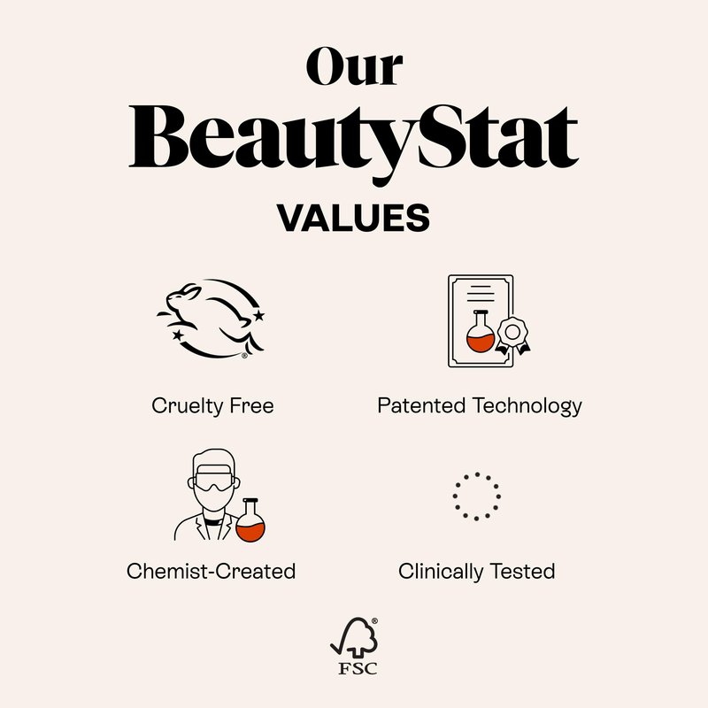 BeautyStat Triple Action One-Step Daily Exfoliating Peel Pad for Uneven Tone, Texture, Fine Lines, Enlarged Pores - Made in the USA - Gentle Exfoliator Pad with AHAs, BHAs, Glucosamine to Brighten