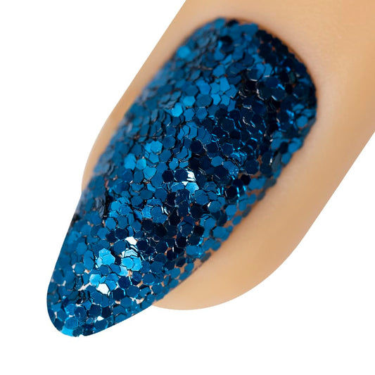 Young Nails Art Glitters - Premium Loose Nail Glitter Powder for Acrylic Nails & Gel Nails, Nail Sequins, Nail Sparkles, Nail Art Powder, Fine & Chunky Glitter, Durable, Night Shift, 1 oz