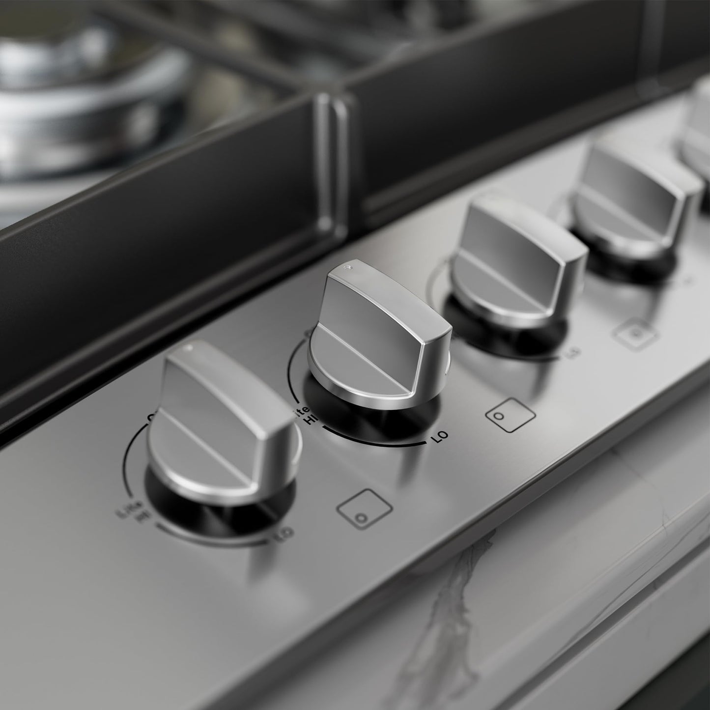 Empava 36 Inch Gas Cooktop with 5 Sealed SABAF Burners, Stainless Steel Built-in Stove Top, Auto Electric Pulse Ignition, Flame Failure Protection, LPG/NG Convertible