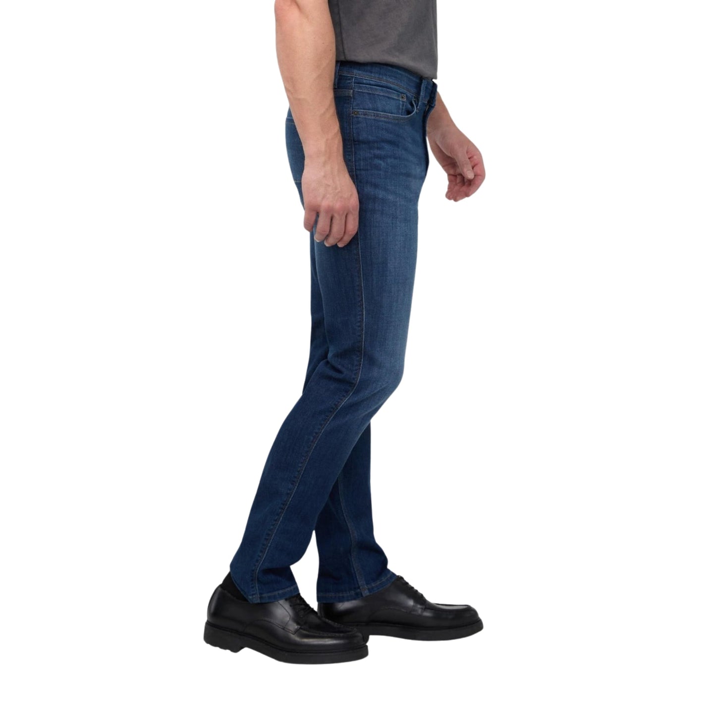 DUER Men's Performance Denim Slim Straight, Stretch Pants, Durable Work Comfort, Active Travel Gear, Ocean Swell (32W x 30L)