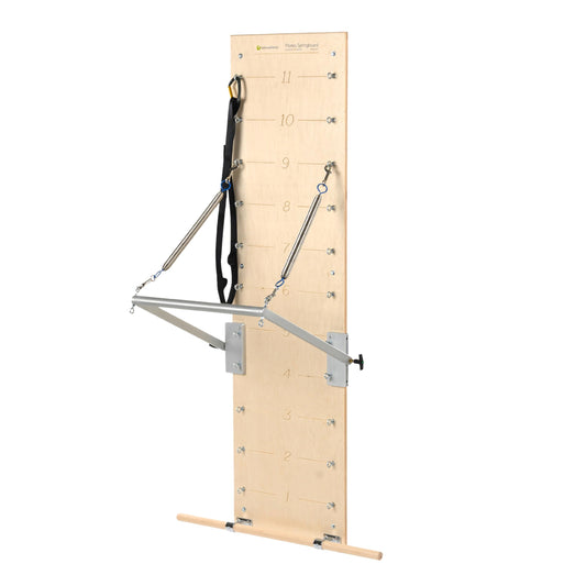 Balanced Body Pilates Springboard and Push-Through Bar, Wall-Mounted Pilates Workout Equipment for Home Gym or Studio Use, Pilates Exercise Equipment with Light Resistance Springs