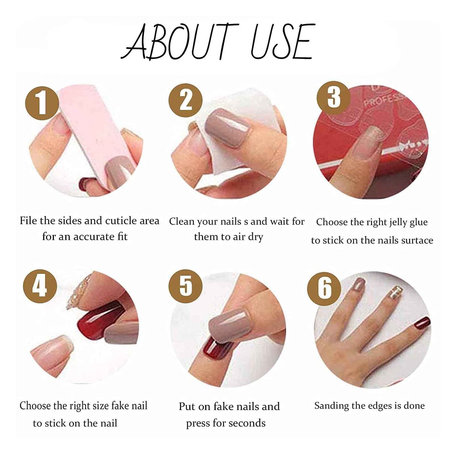Hkanlre Press on Long Nails Square Blue Fake Nails Tips Full Cover False Gradient 3D Flower Nails for Women and Girls 24PCS