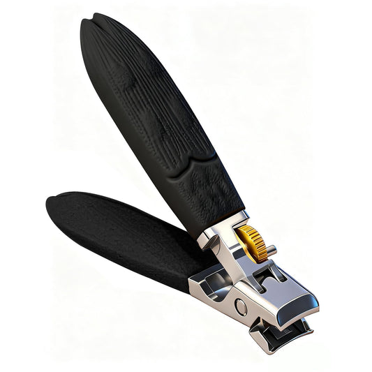 Sharp Toenail and Nail Clippers for Seniors – Heavy Duty for Thick Toenails & Fingernails, Wide Jaw, Anti-Slip Grip, Safety Lock & Splash Guard for Men, Women & Kids
