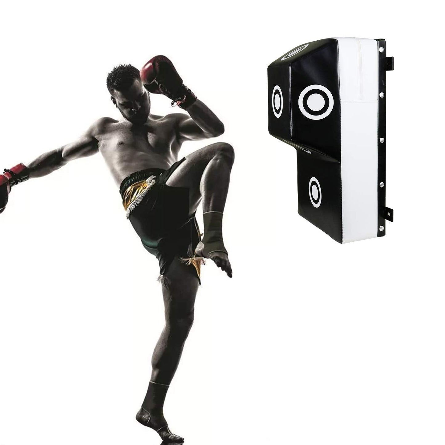 JELLYRATTBIT Wall Mount Uppercut Boxing Training Punching, 27in MMA Training Punching Target Heavy Sandbags, High Density Black Karate Bag for Men and Women