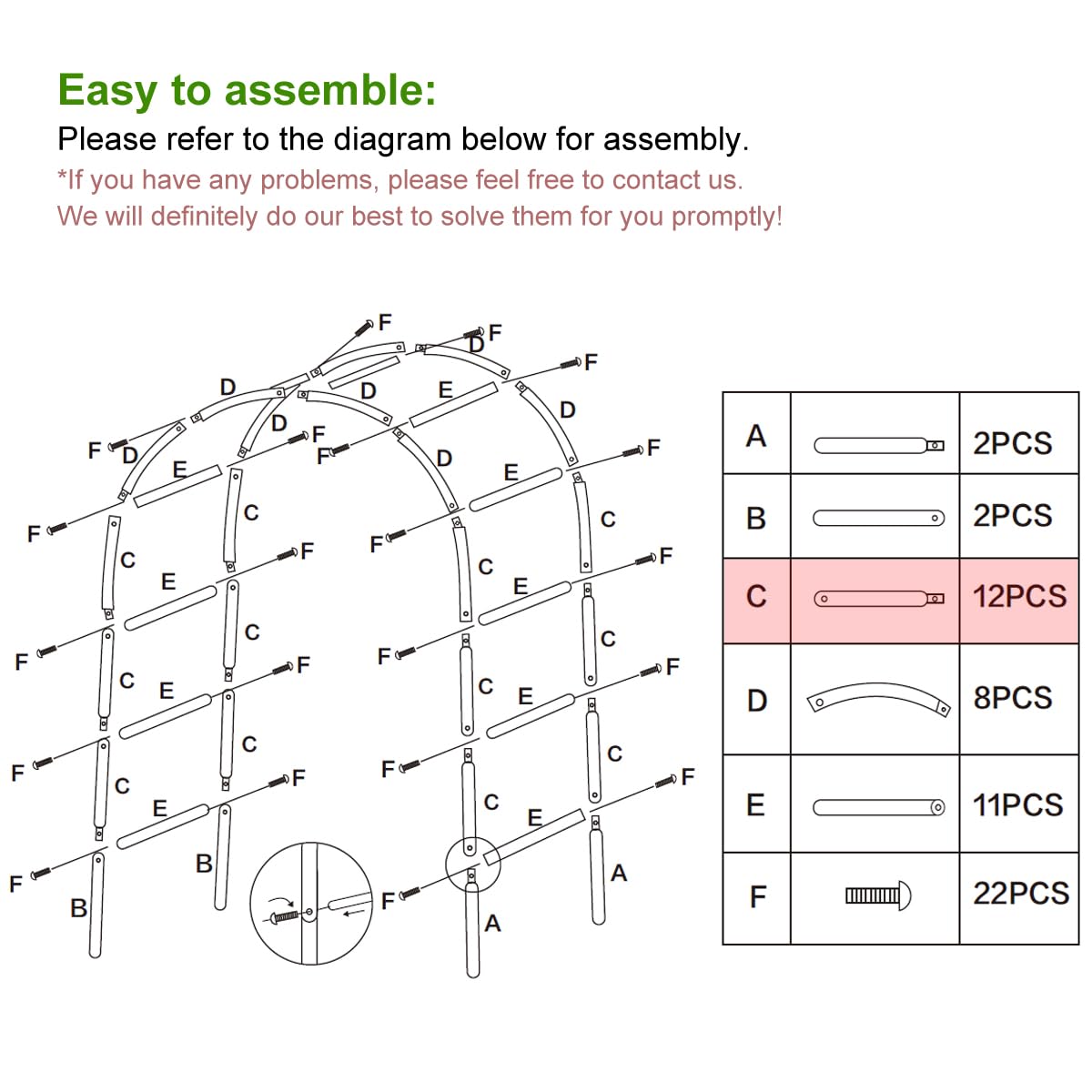 Metal Pergola Arbor,Wedding Arch 4.6 Feet Wide x 7.9 Feet High,Assemble Freely Lightweight Wide Wedding Garden Arbor Bridal Party Decoration White