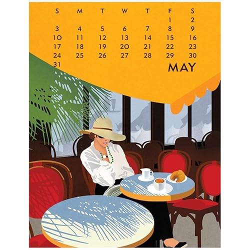 Linnea Design 2026 Desktop Calendar 5 x 7" Artwork by Johanna Riley