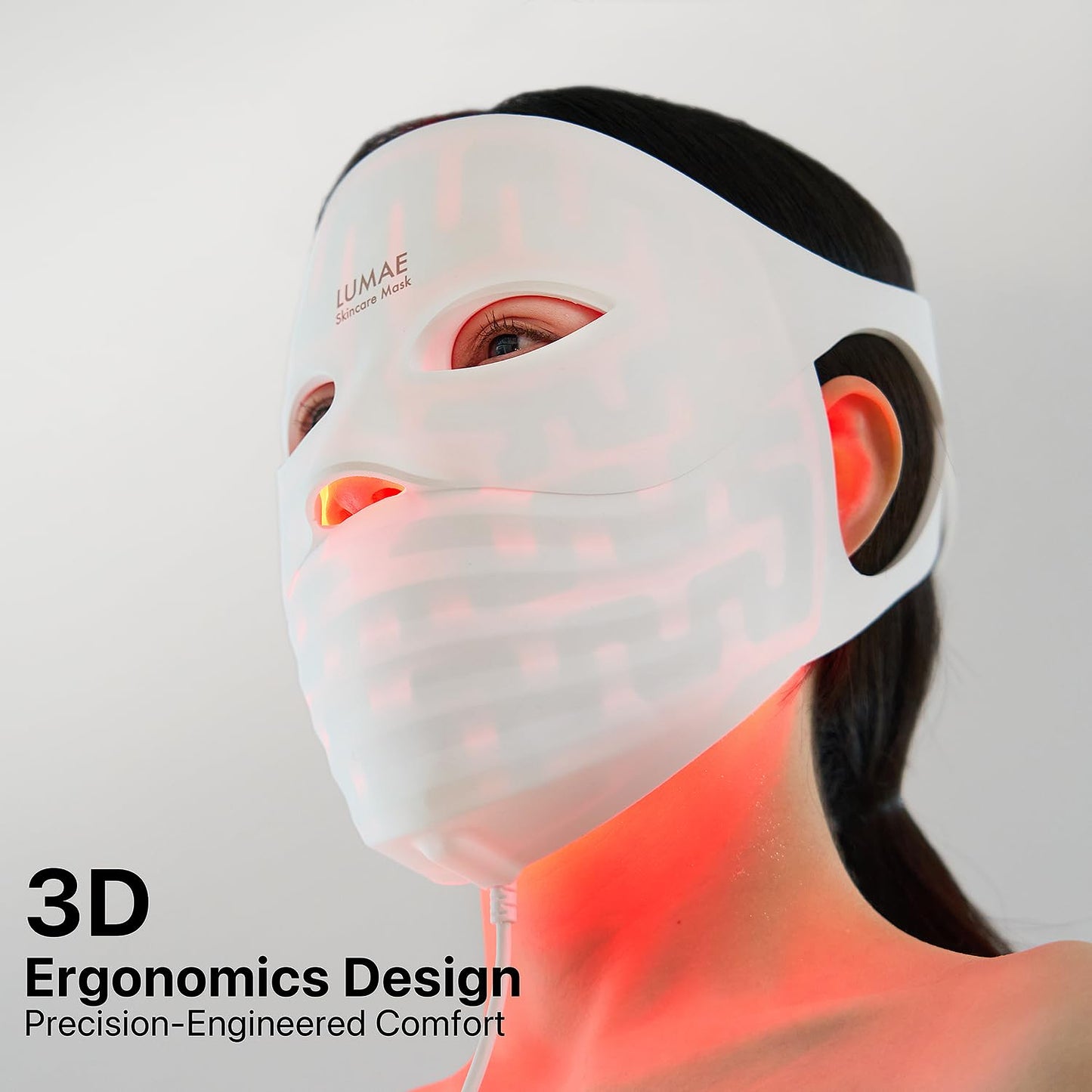 AINTRO LED Light Therapy Mask for Face, Home Use Anti-Aging Skin Care Device, 330 LEDs, 5-in-1 LED Colors with Deep NIR 1072nm, NIR 830nm, Red, Yellow & Blue Light