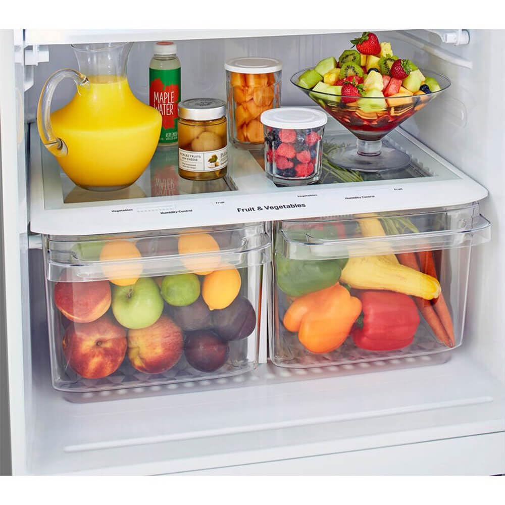 LG 30 in. 20 cu. ft. Stainless-steel Top-mount Refrigerator with Multi-air Flow Cooling