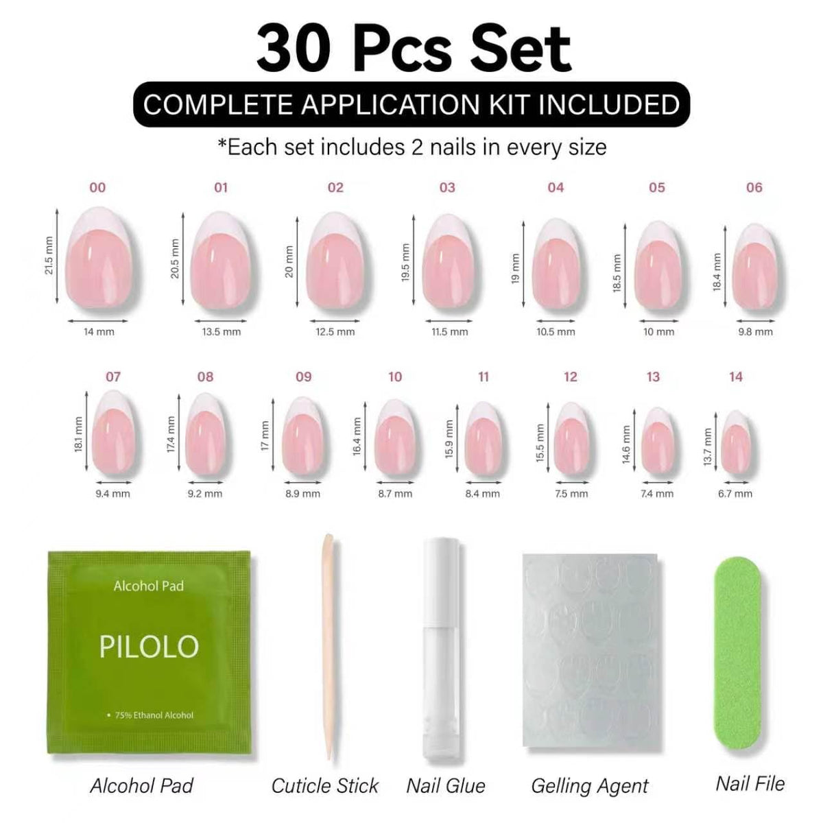 PILOLO Press On Nails Leopard Print, Almond Acrylic Press On Nails, Cheetah Print Fake Nails Glue On, Medium Full Cover Reusable Stick On False Nail Tips for Women Girls (Wild Gold)