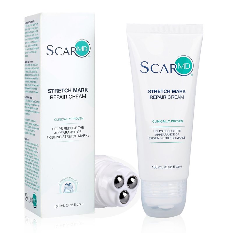 Stretch Mark Repair Cream is Formulated with Botanical Ingredients to Effectively Minimize Stretch Marks for a Smoother, More Even Skin Tone