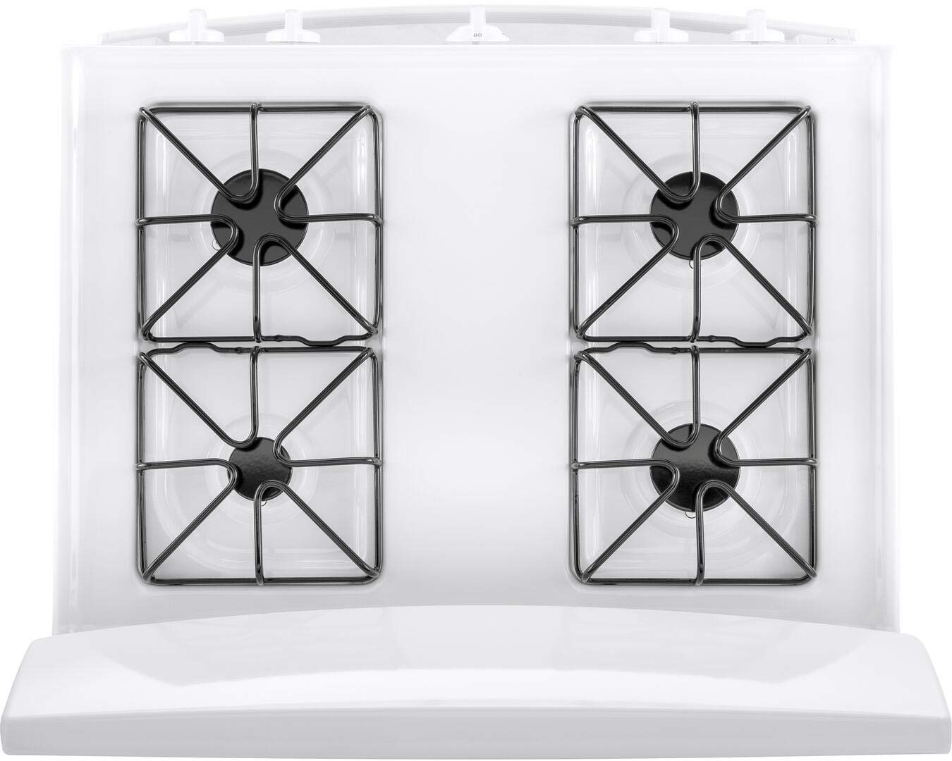 GE JGBS30DEKWW 30 Inch Freestanding Gas Range with 4 Sealed Burners, 4.8 cu. ft. Capacity, Broiler Drawer, Simmer Burner, Big View Window, LP Conversion Kit, and ADA Compliant: White